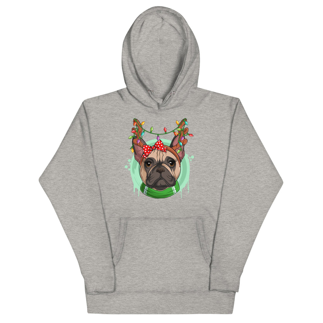 Christmas Lights + Antlers Unisex Hoodie