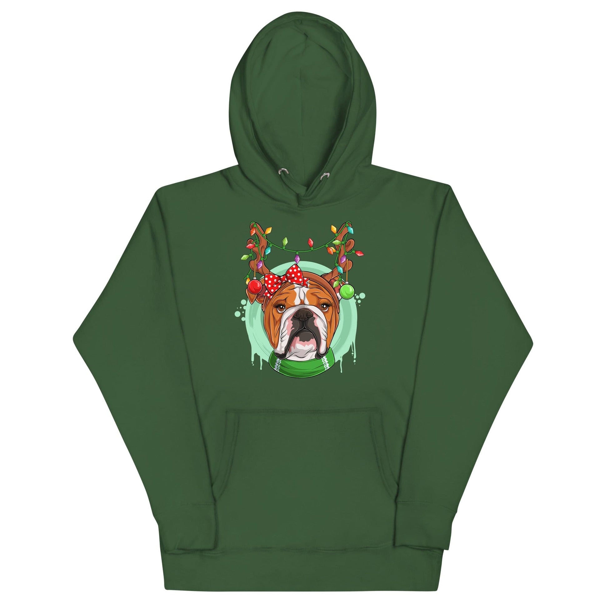 Christmas Lights + Antlers Unisex Hoodie