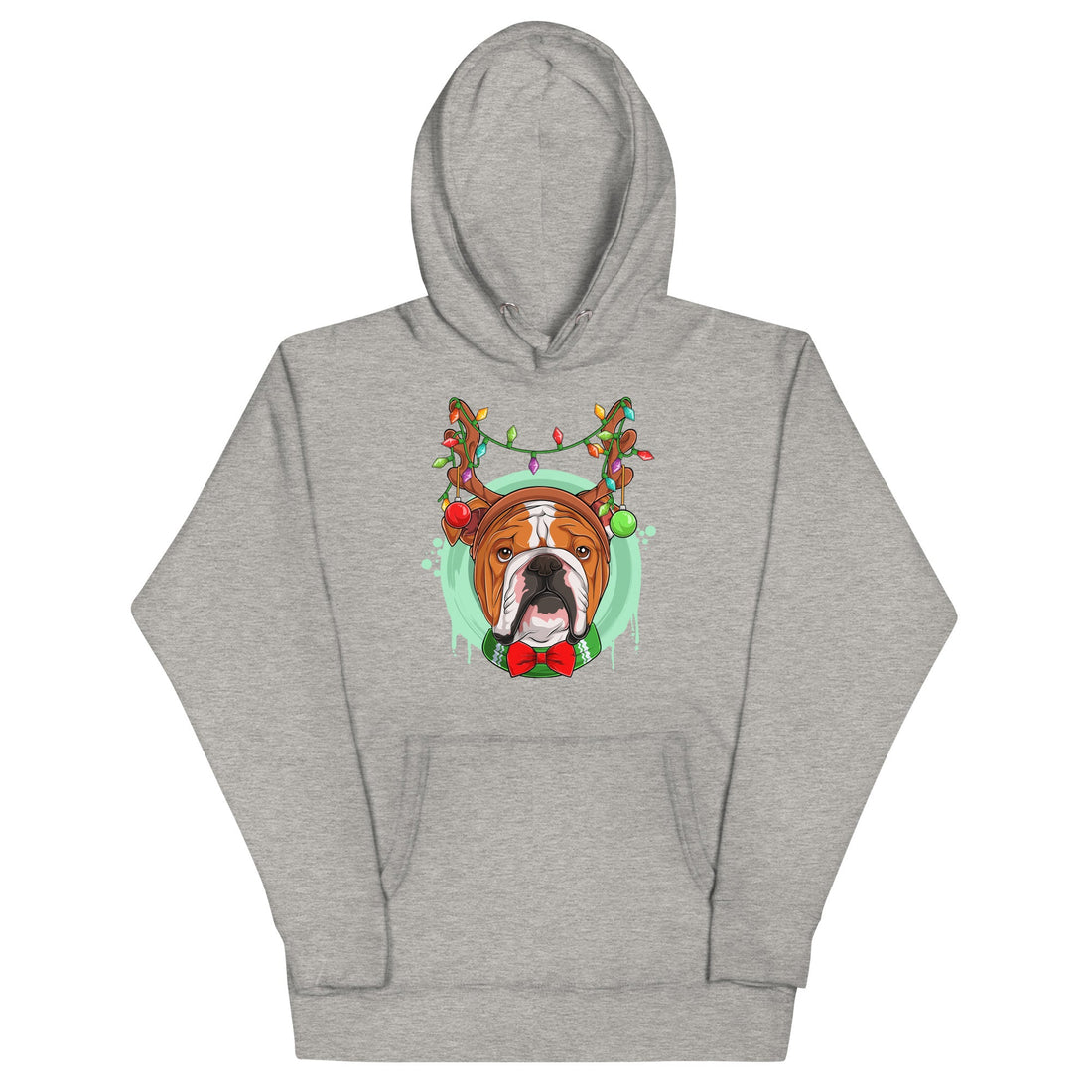 Christmas Lights + Antlers Unisex Hoodie