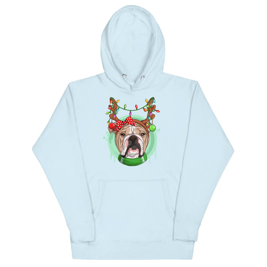 Christmas Lights + Antlers Unisex Hoodie