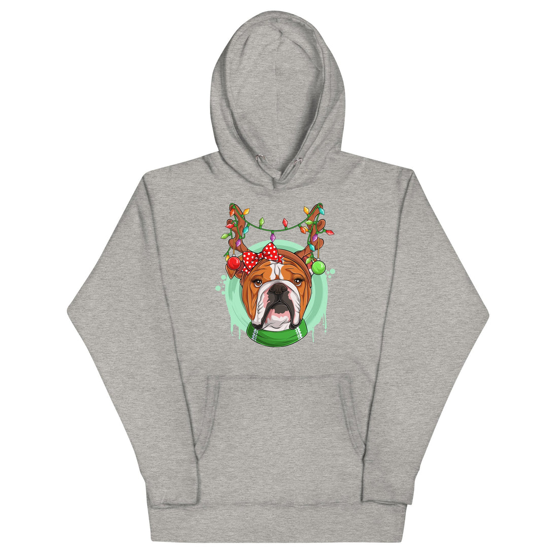 Christmas Lights + Antlers Unisex Hoodie