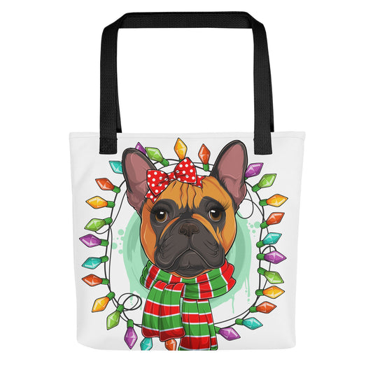 Christmas Scarf Tote Bag