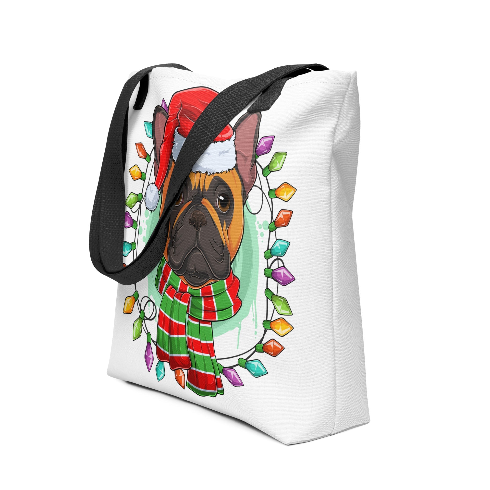 Christmas Scarf Tote Bag