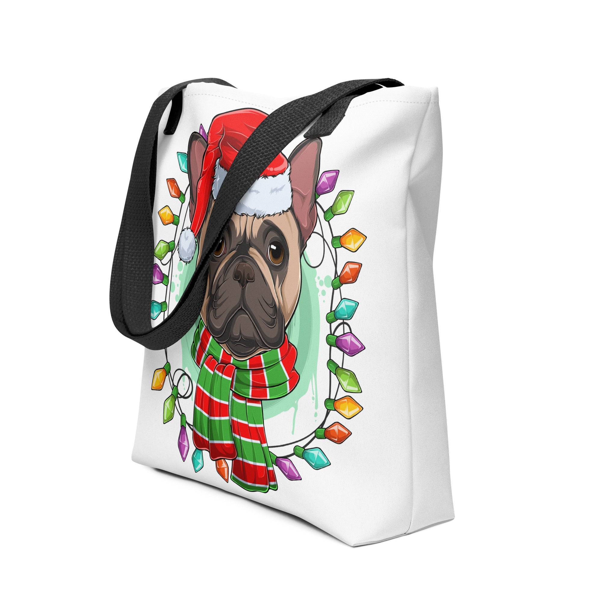 Christmas Scarf Tote Bag