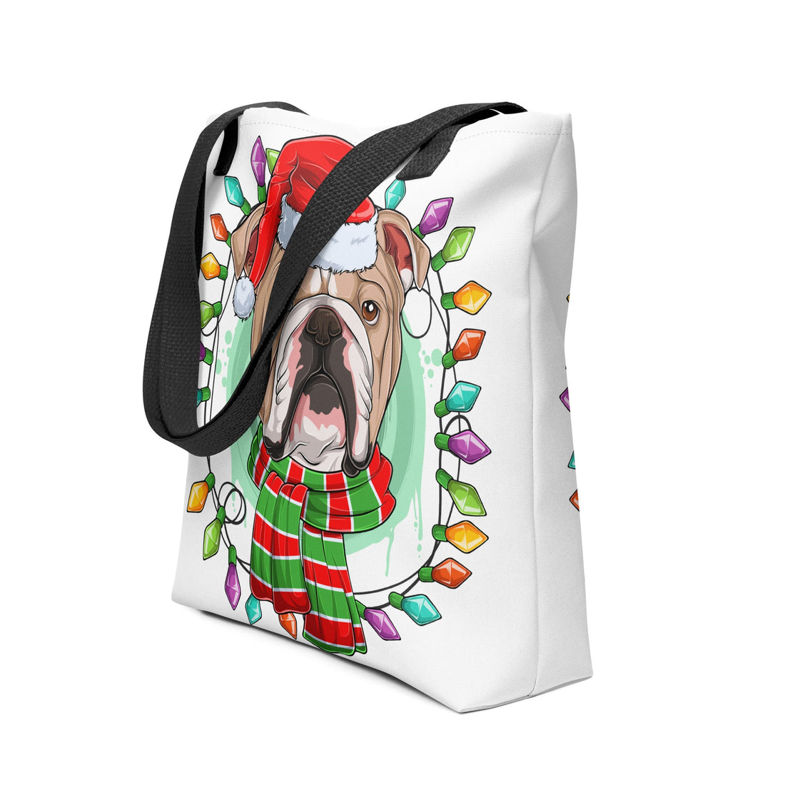 Christmas Scarf Tote Bag