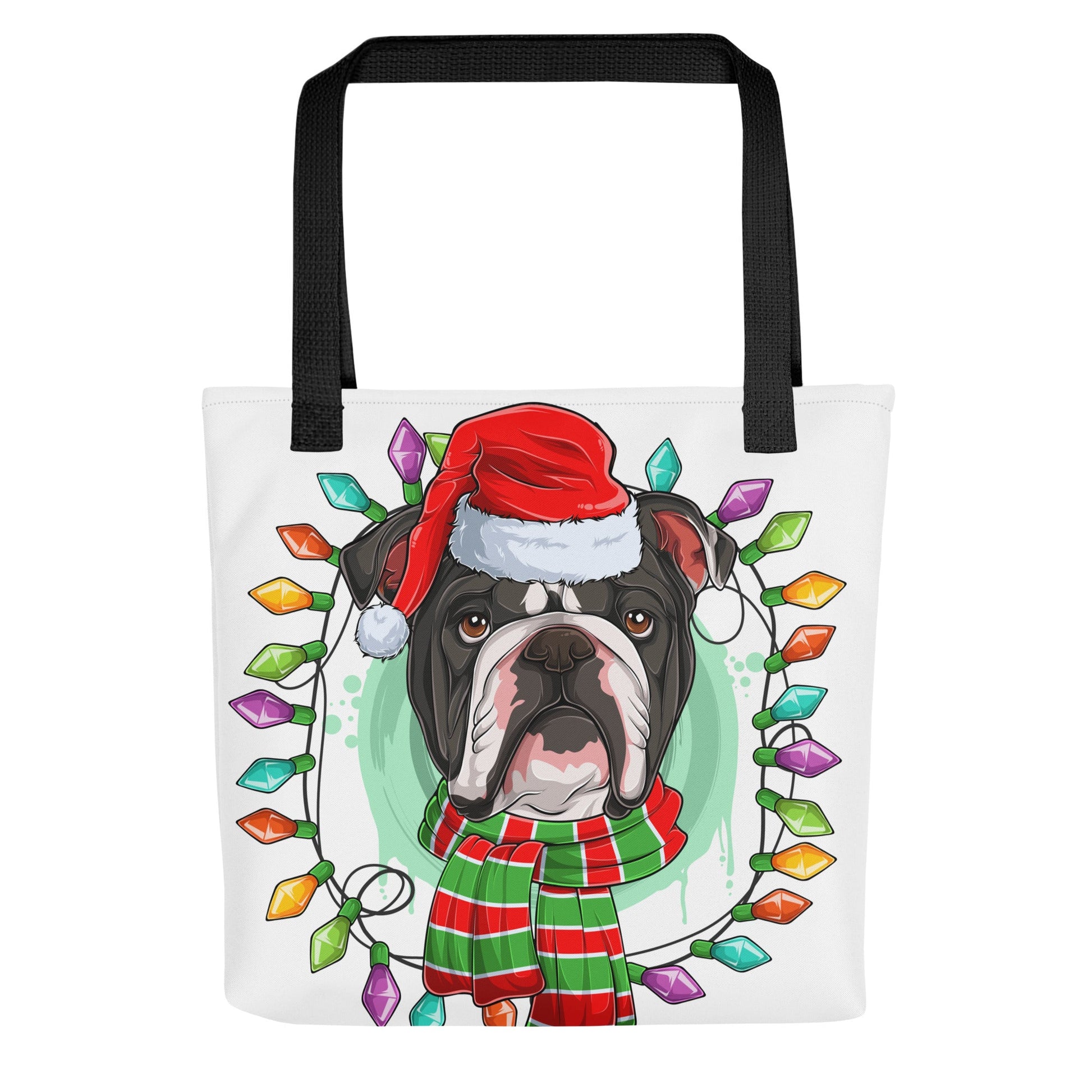 Christmas Scarf Tote Bag