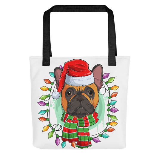 Christmas Scarf Tote Bag