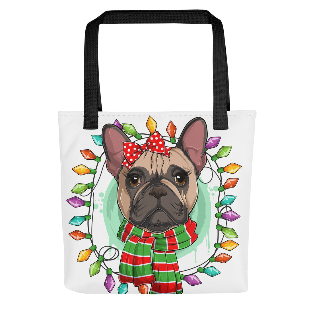 Christmas Scarf Tote Bag