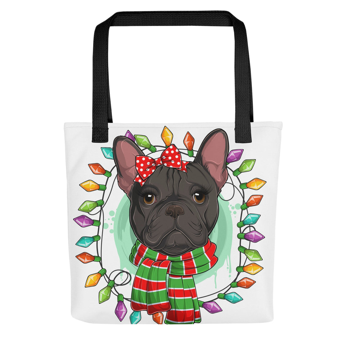 Christmas Scarf Tote Bag