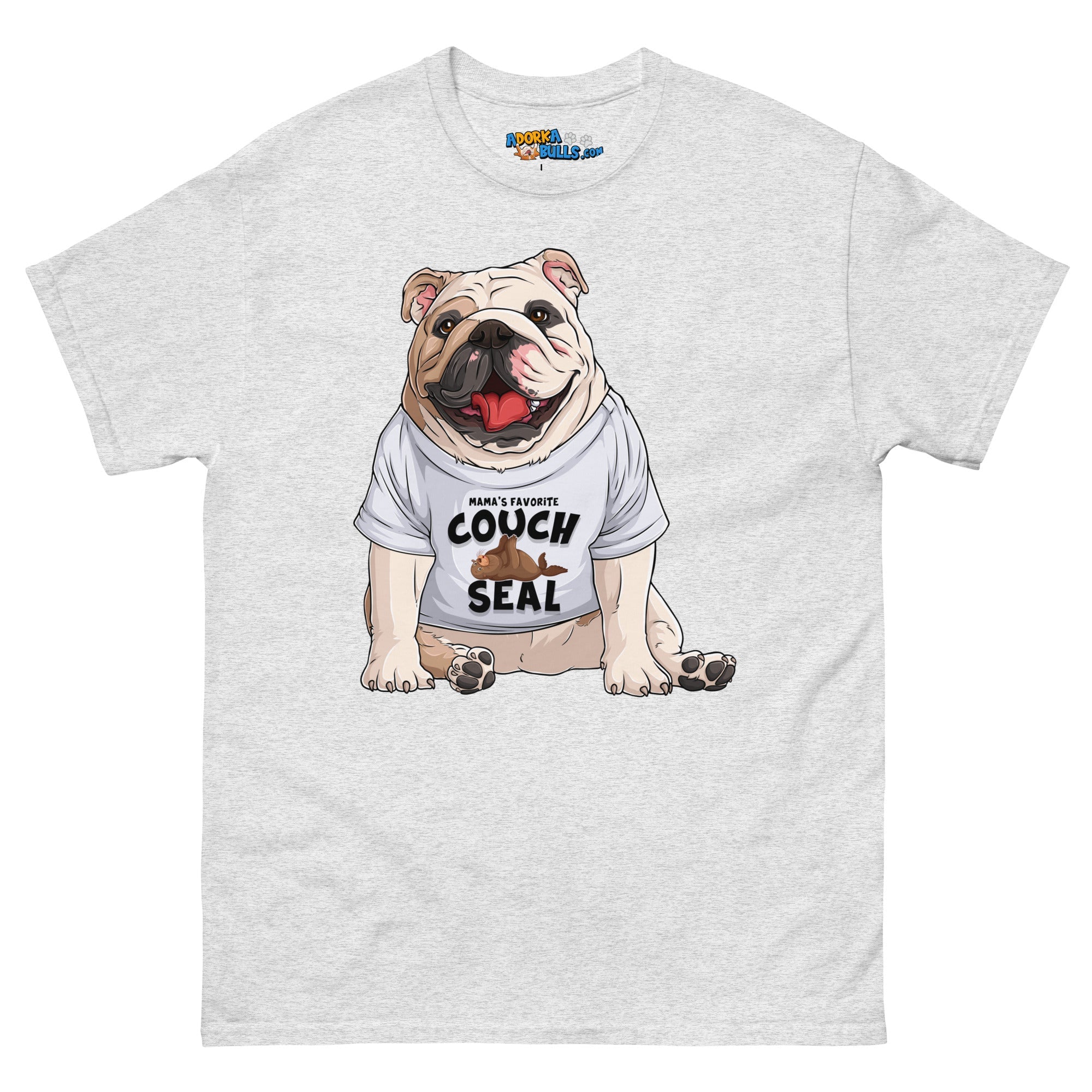 &quot;Couch Seal&quot; English Bulldog Men&