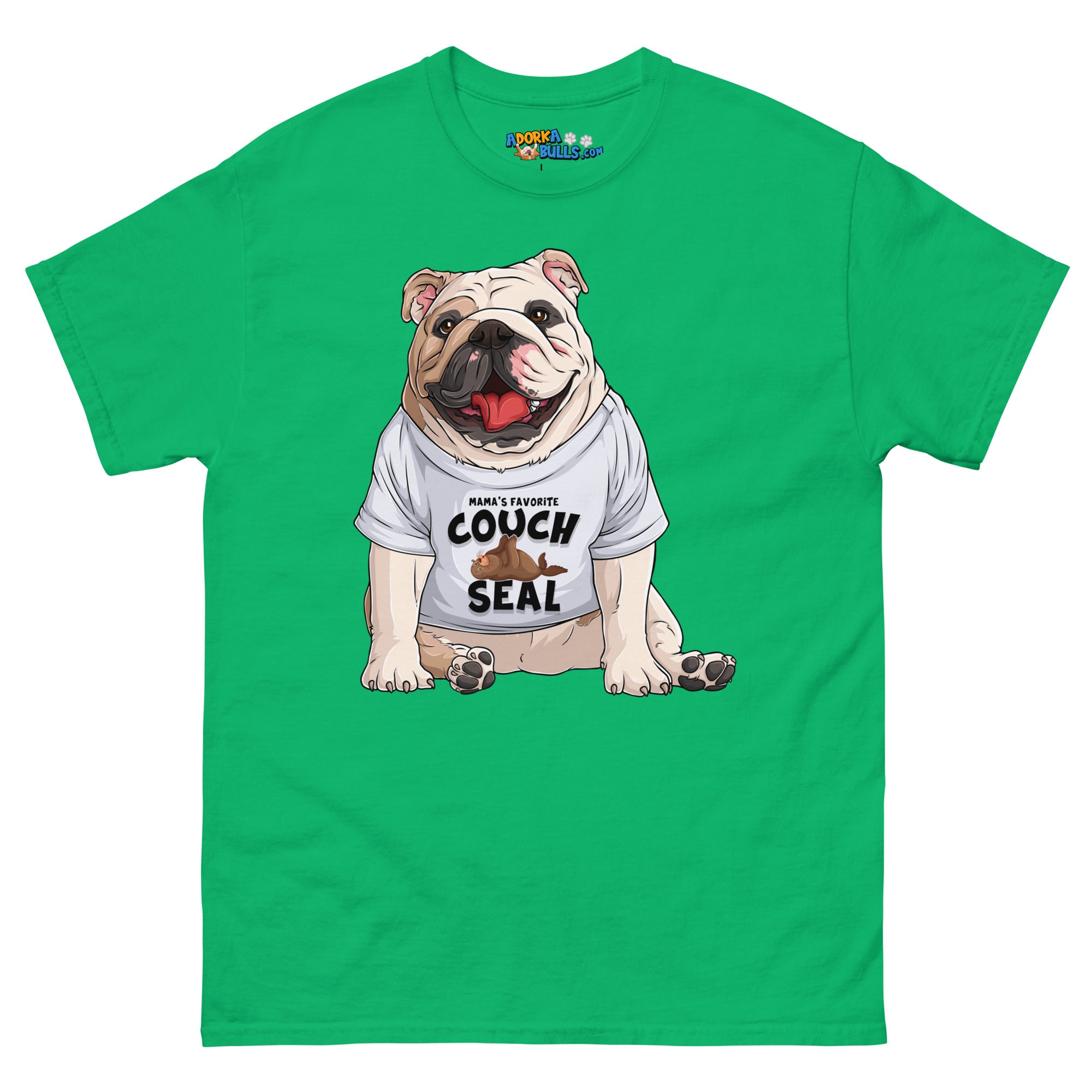 &quot;Couch Seal&quot; English Bulldog Men&