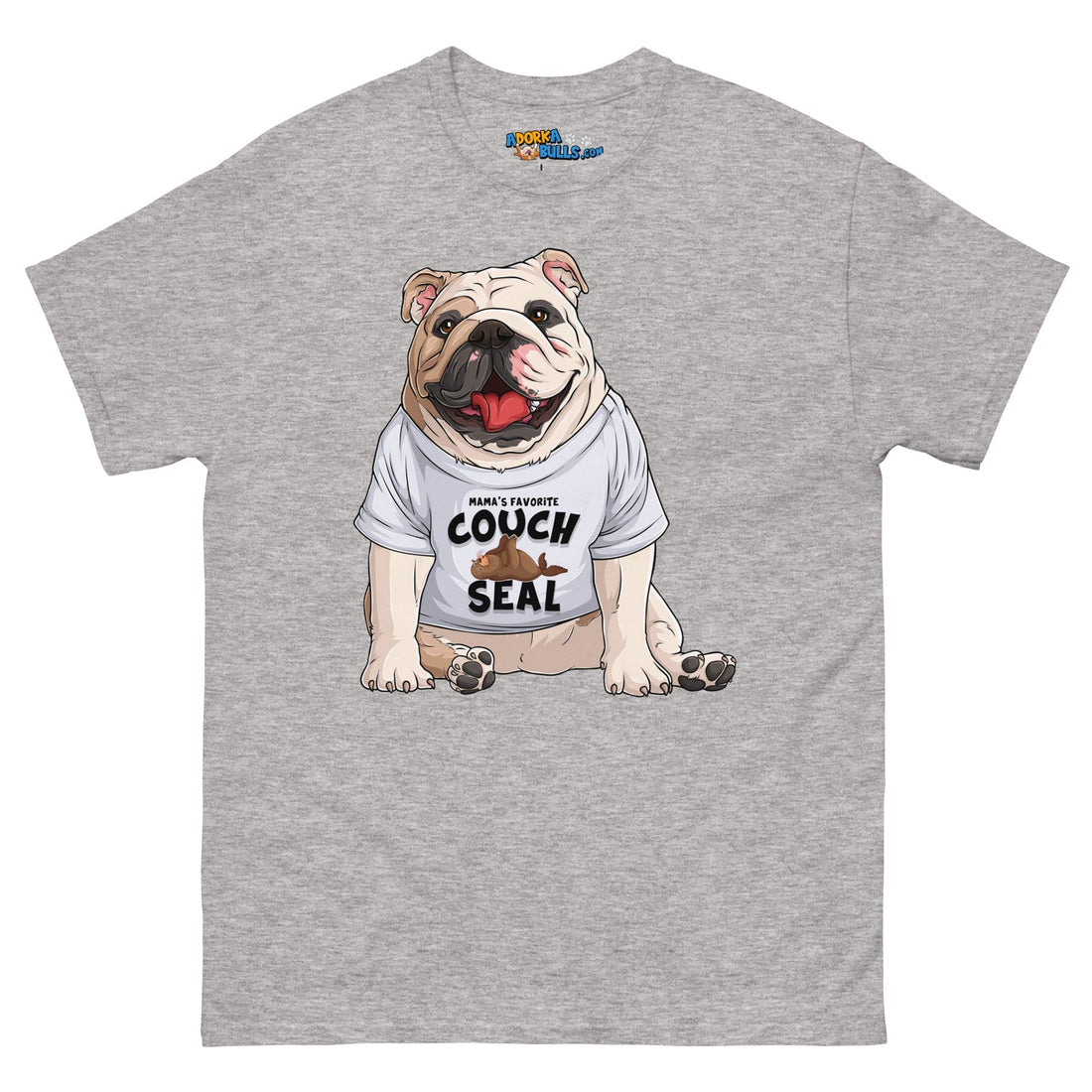 &quot;Couch Seal&quot; English Bulldog Men&