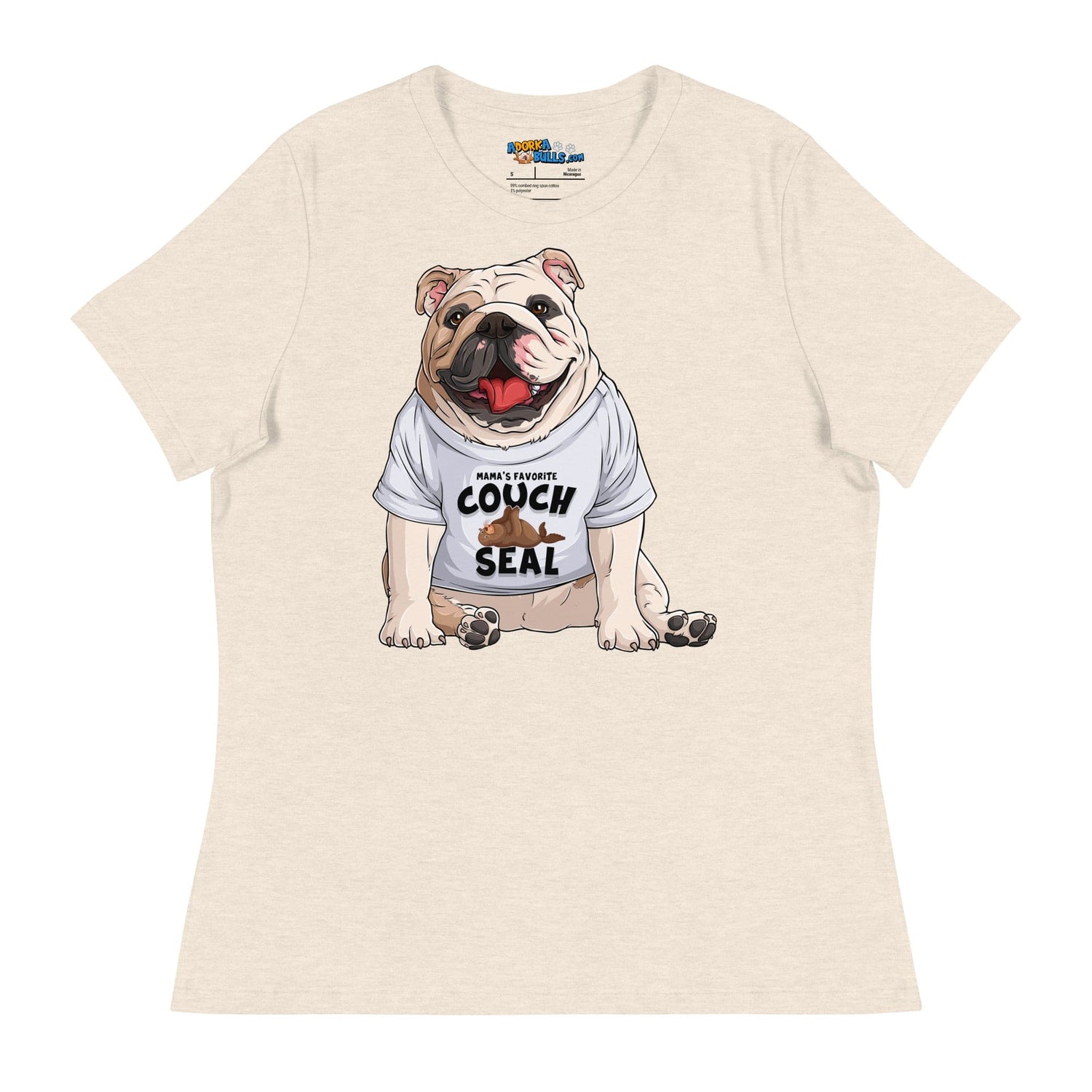 &quot;Couch Seal&quot; English Bulldog Women&