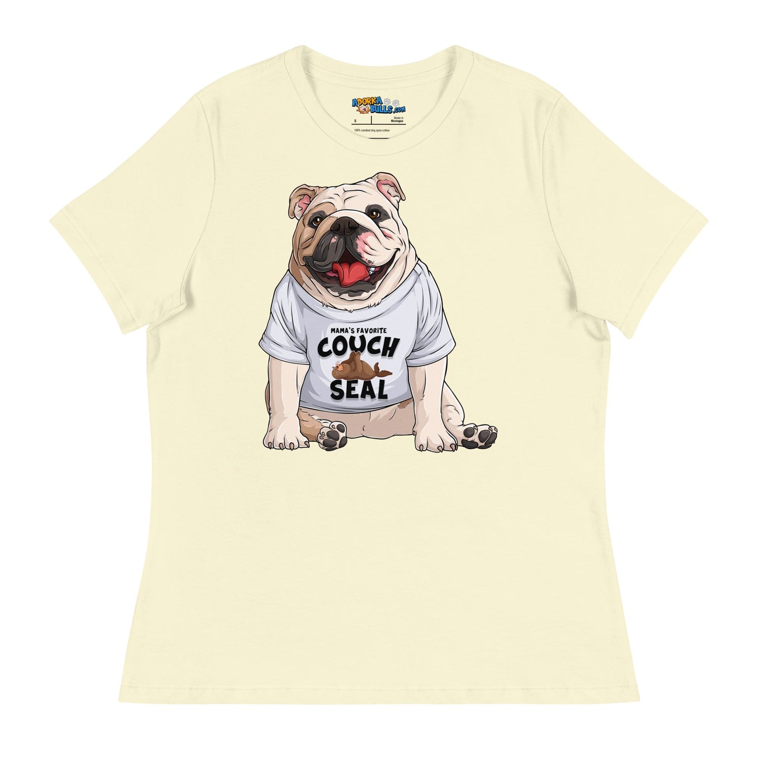 &quot;Couch Seal&quot; English Bulldog Women&