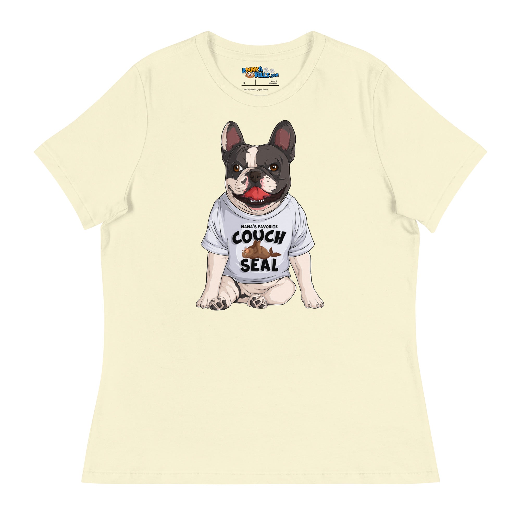 &quot;Couch Seal&quot; French Bulldog Women&