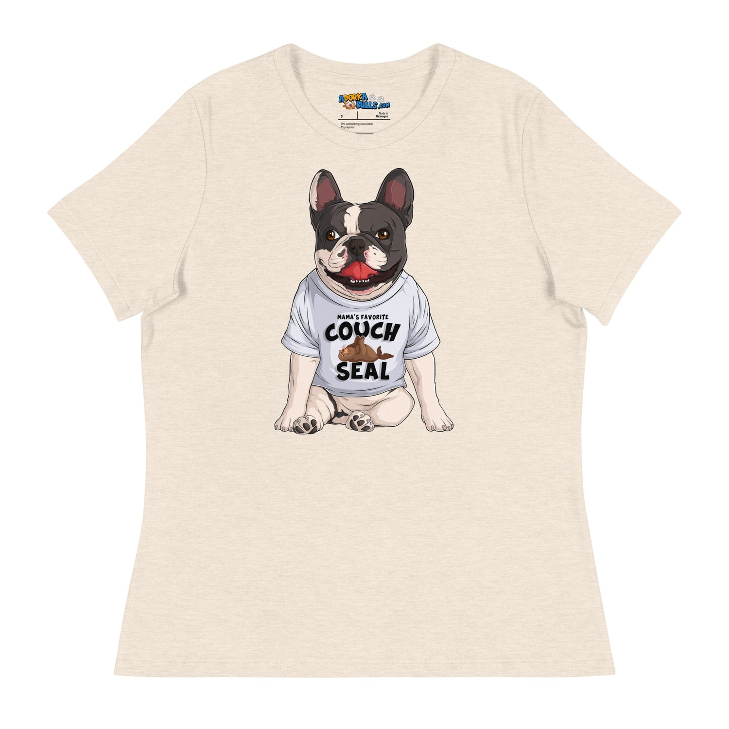 &quot;Couch Seal&quot; French Bulldog Women&