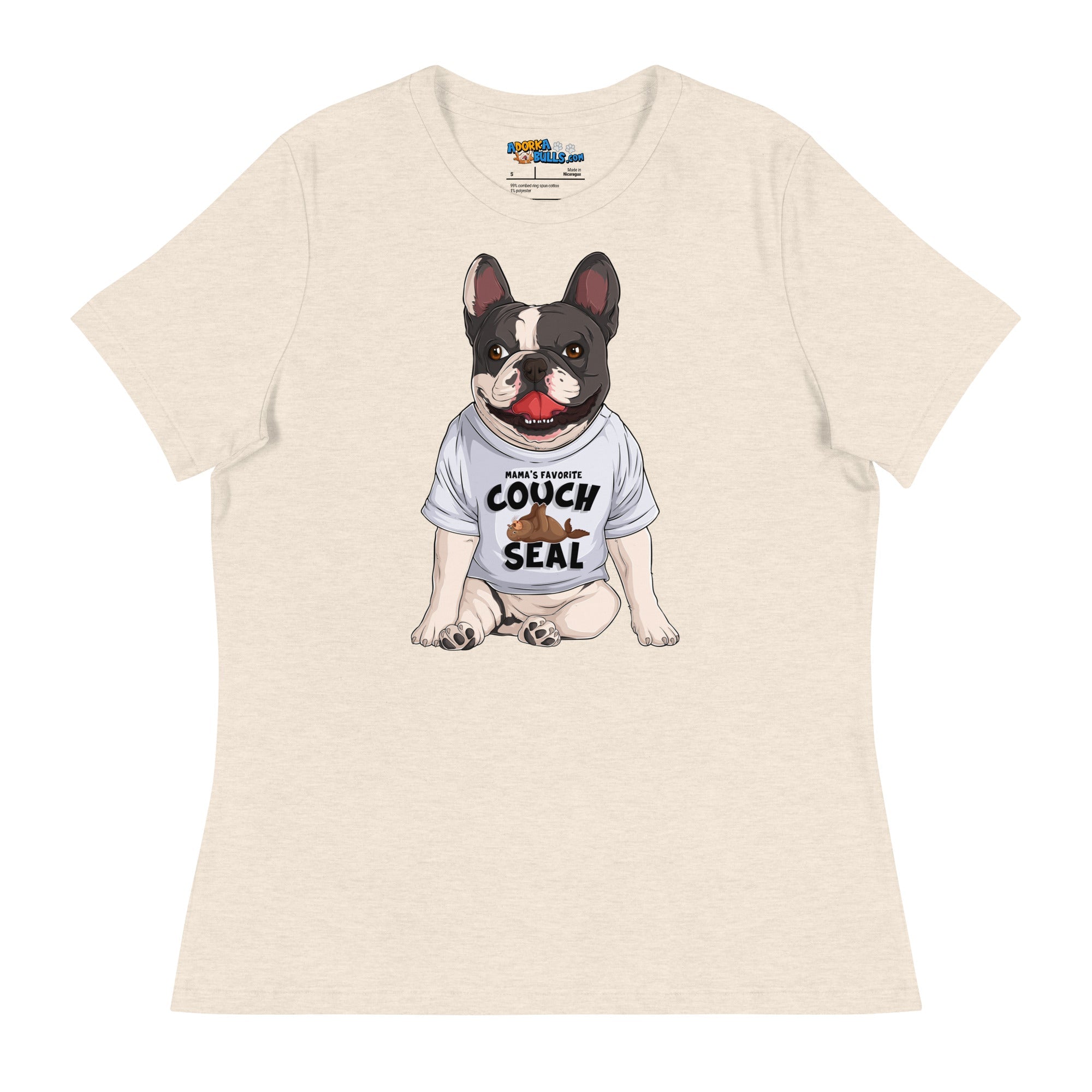 &quot;Couch Seal&quot; French Bulldog Women&