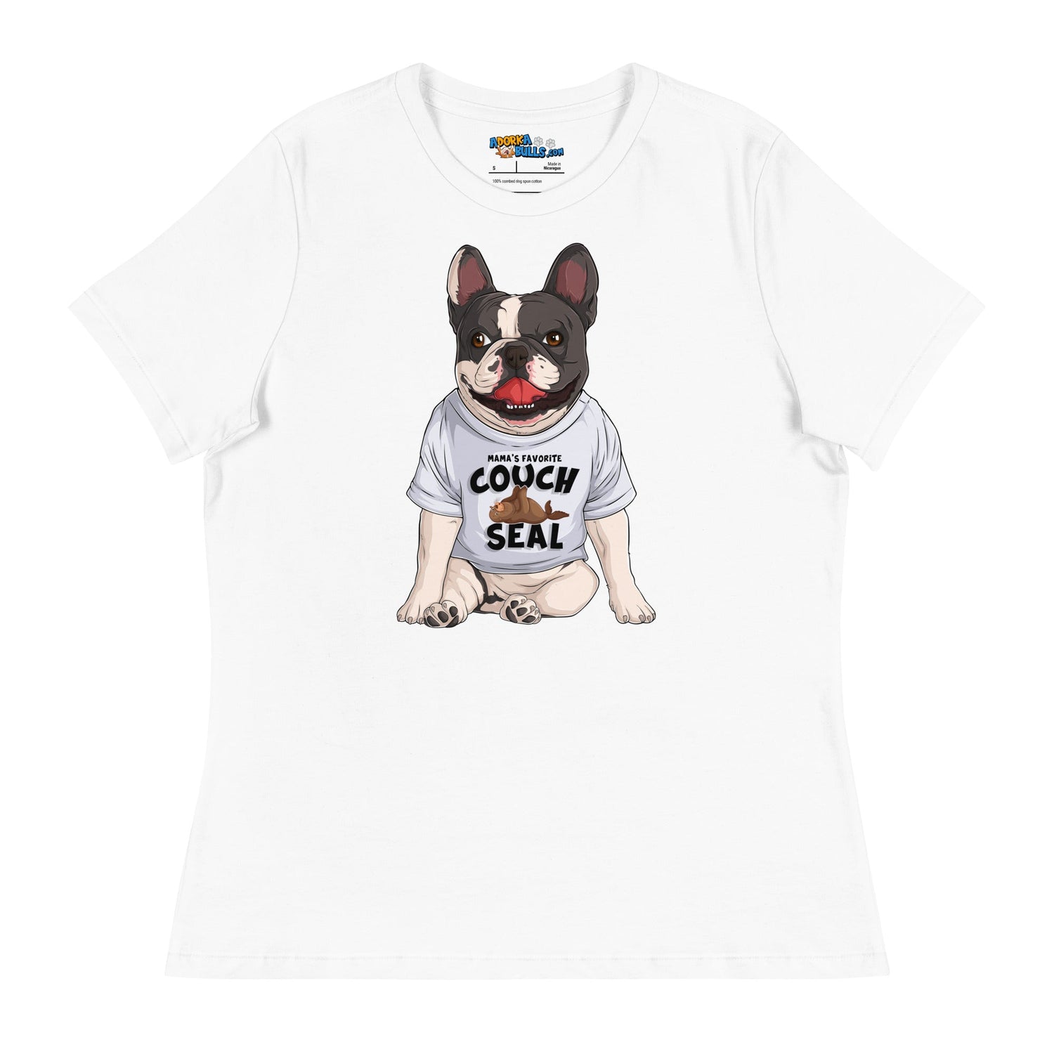 &quot;Couch Seal&quot; French Bulldog Women&