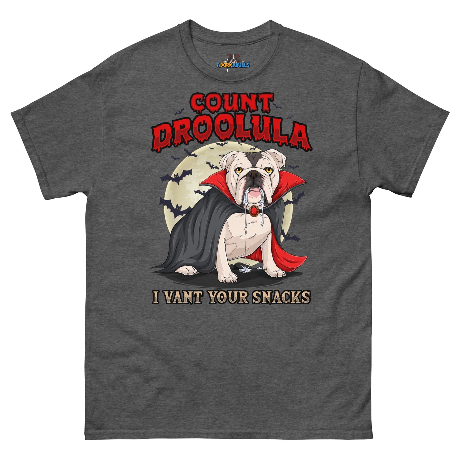 Count Droolula English Bulldog Halloween Tee