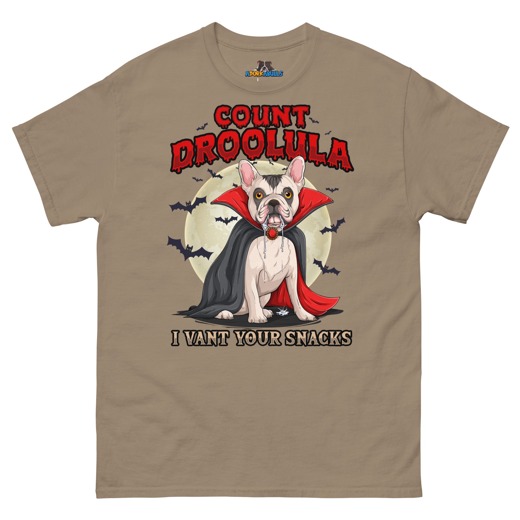 Count Droolula French Bulldog Halloween Shirt