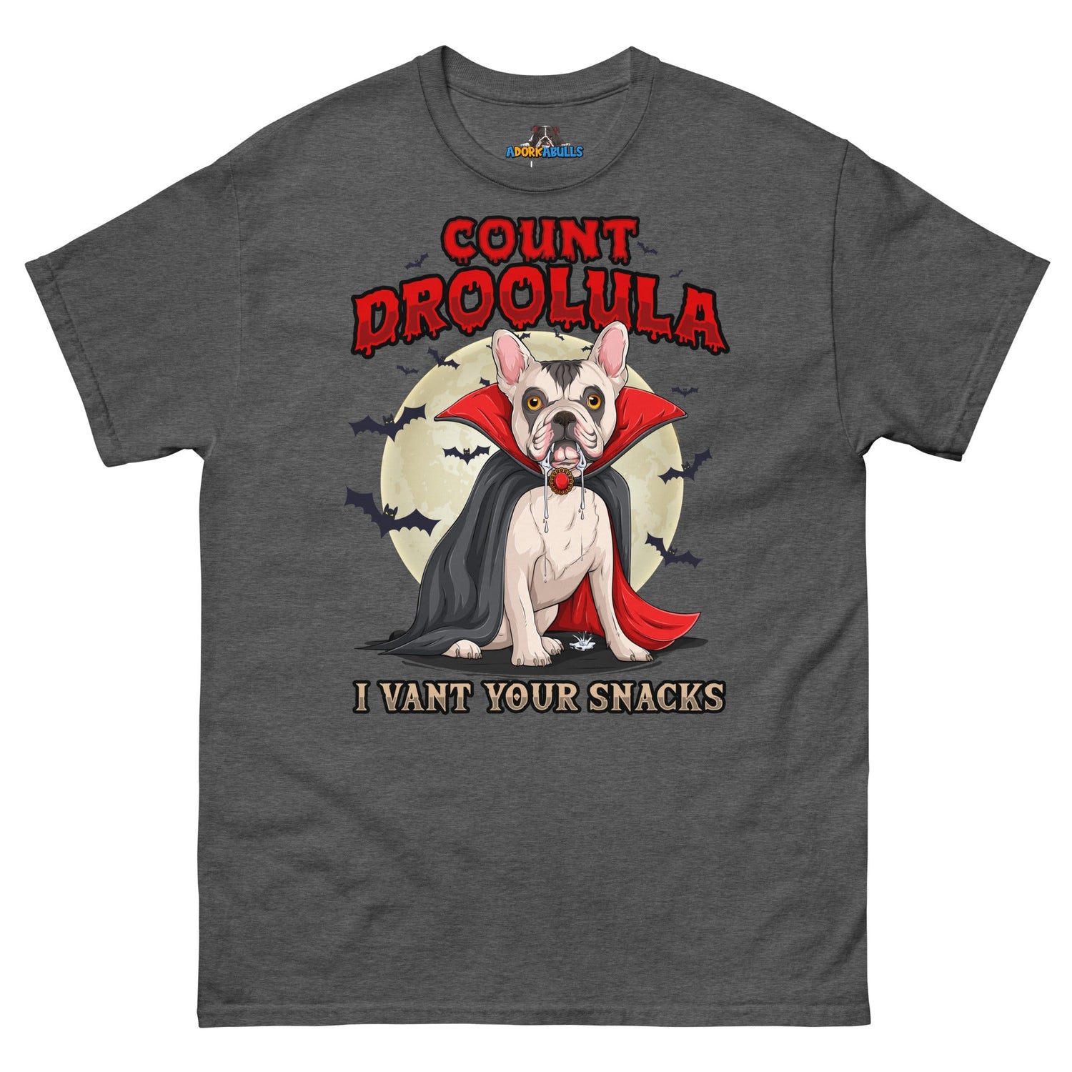 Count Droolula French Bulldog Halloween Shirt