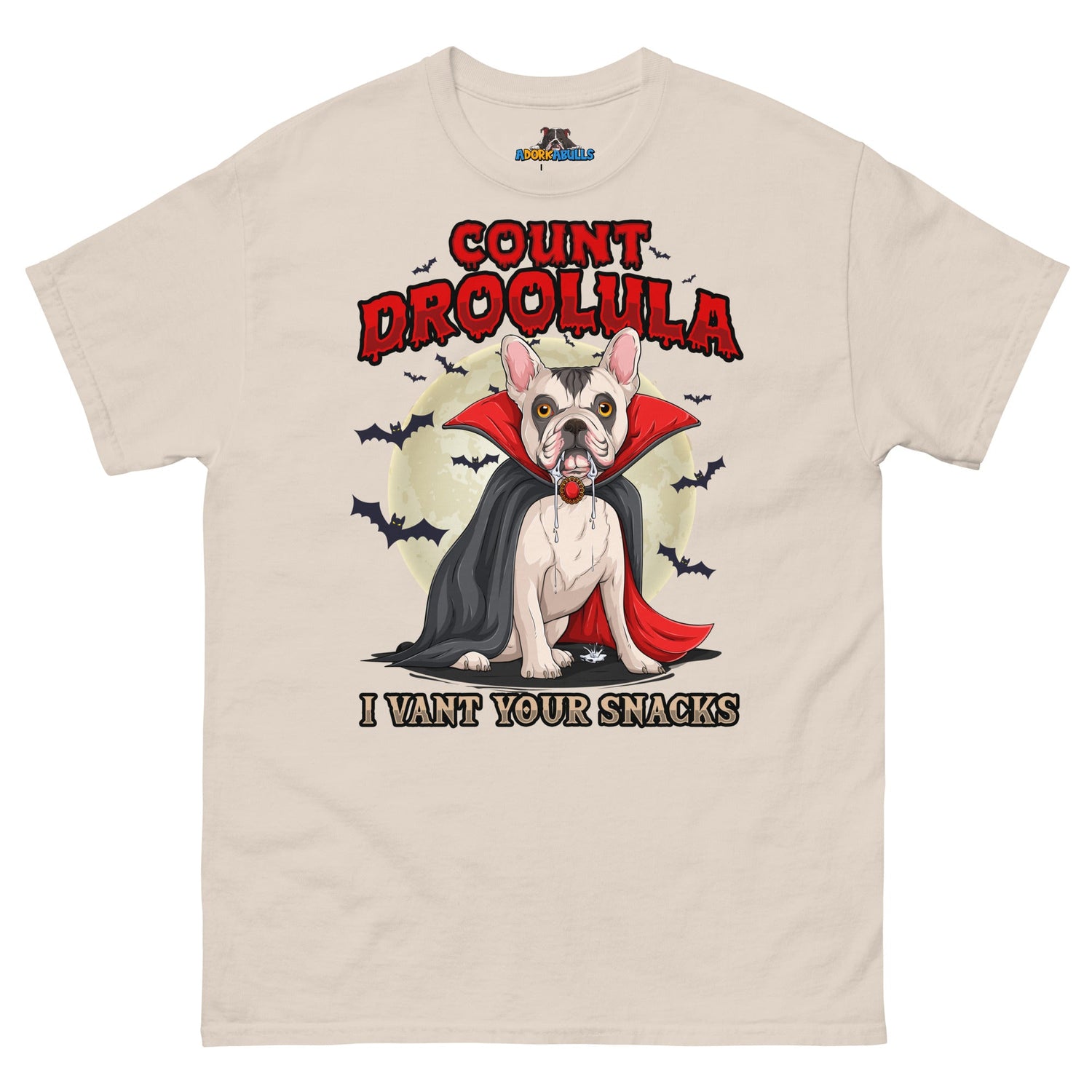 Count Droolula French Bulldog Halloween Shirt
