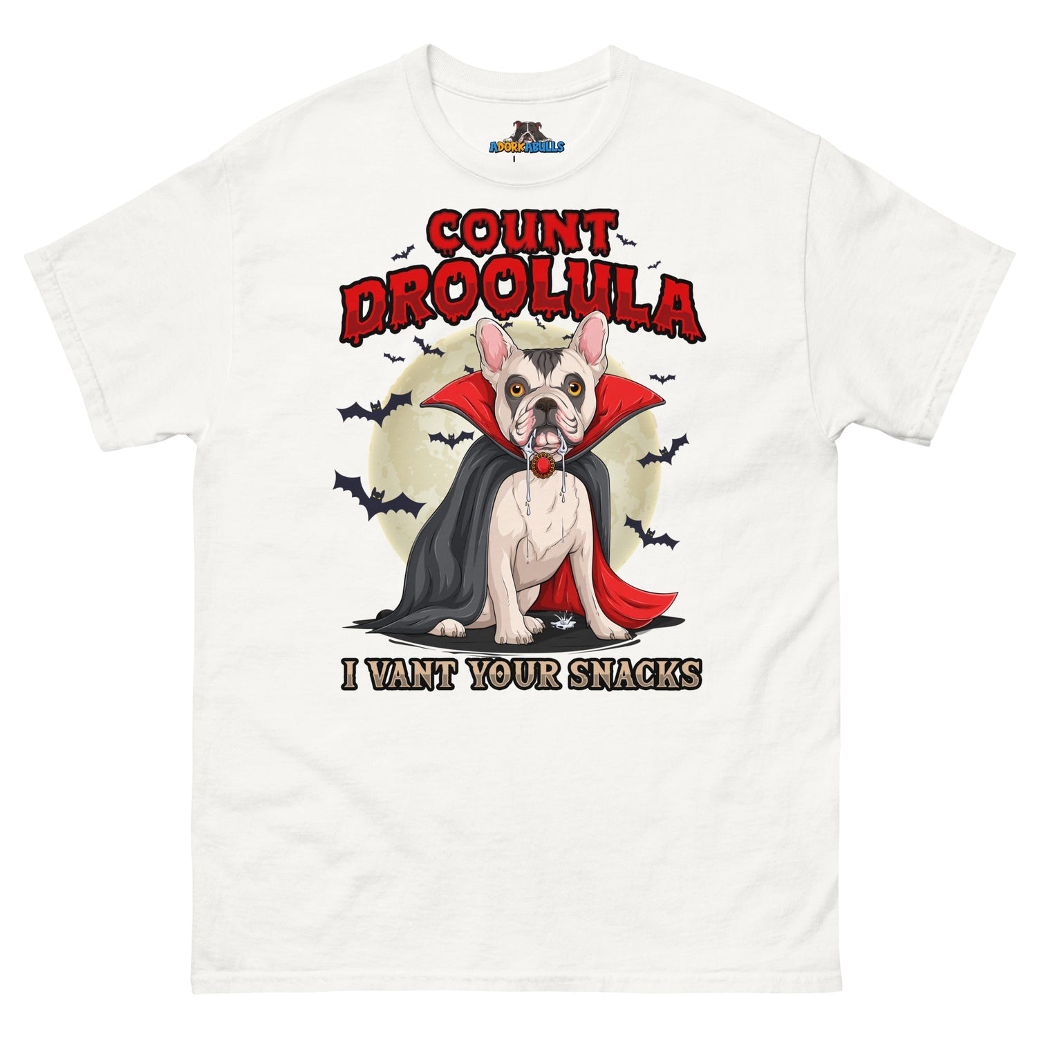 Count Droolula French Bulldog Halloween Shirt