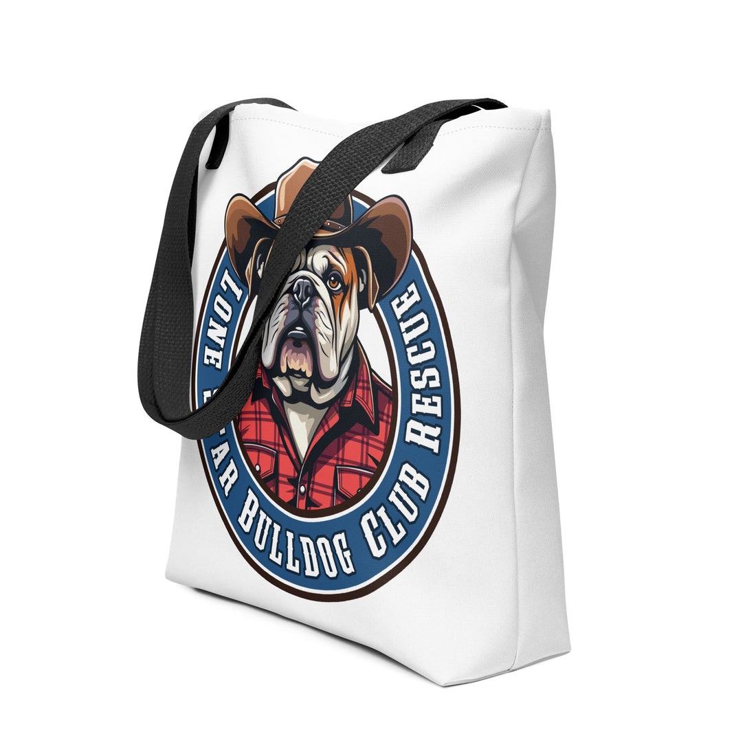 Cowbull Lone Star Bulldog Club Rescue Tote Bag