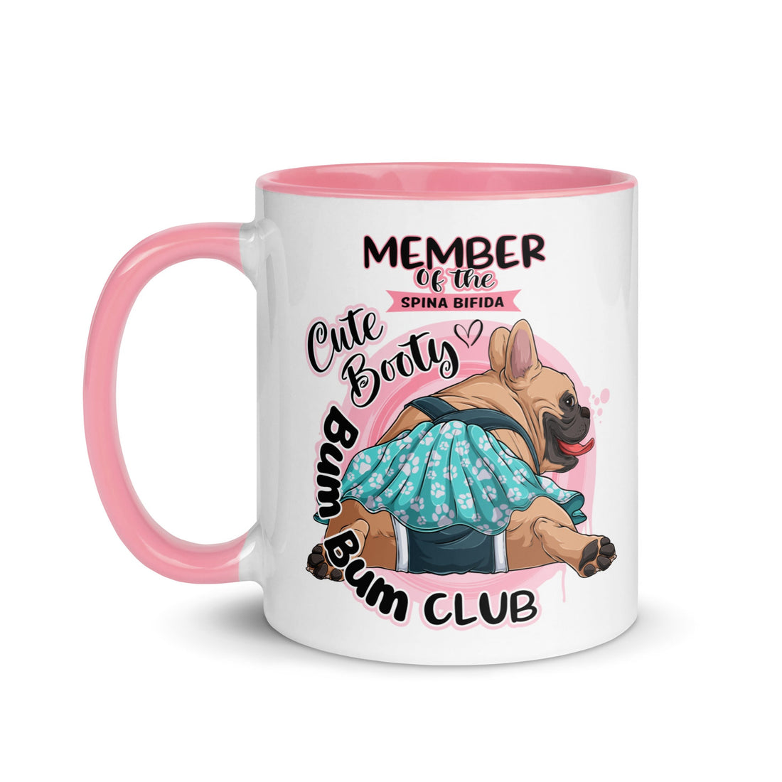 Cute Booty Bum Bum Club Mug with Color Inside