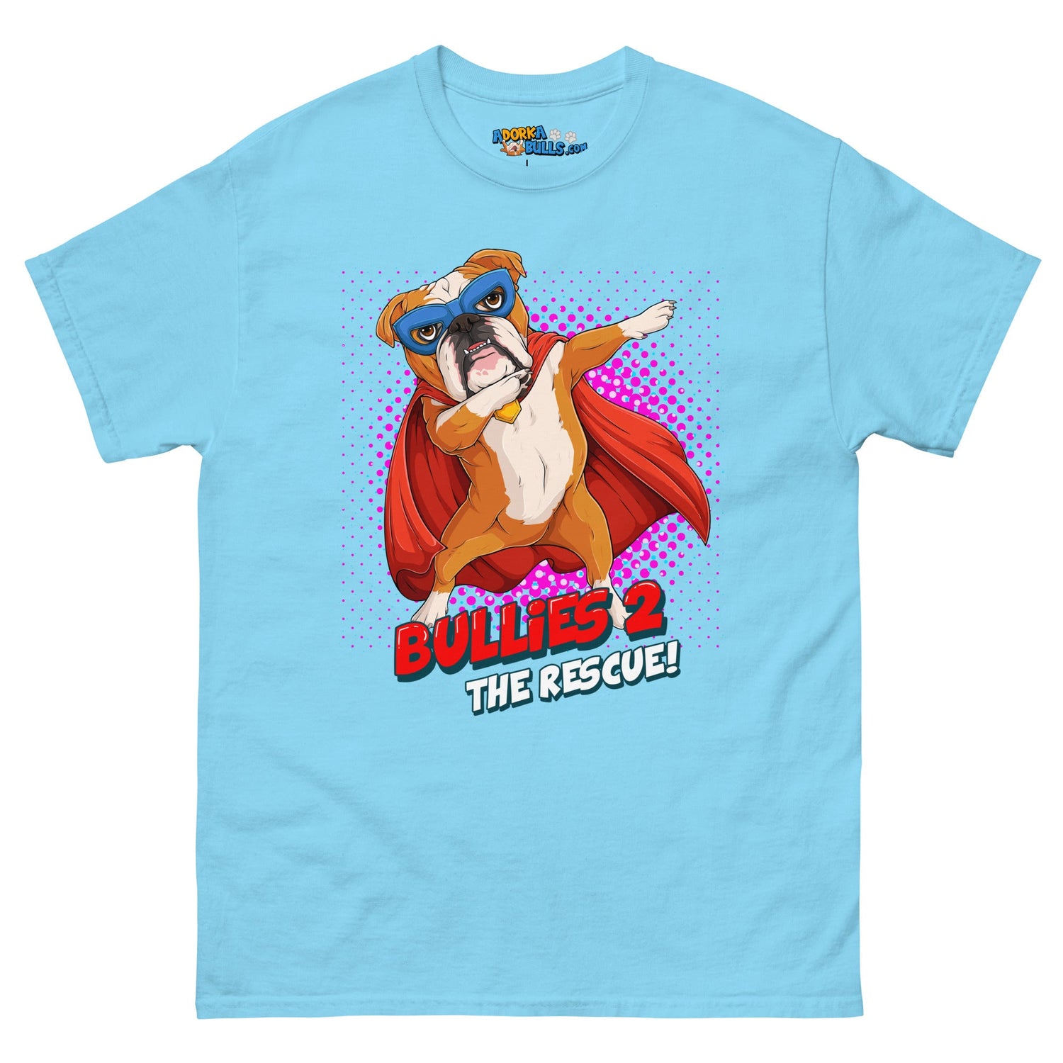 Dabbing Bulldog Superhero Men&