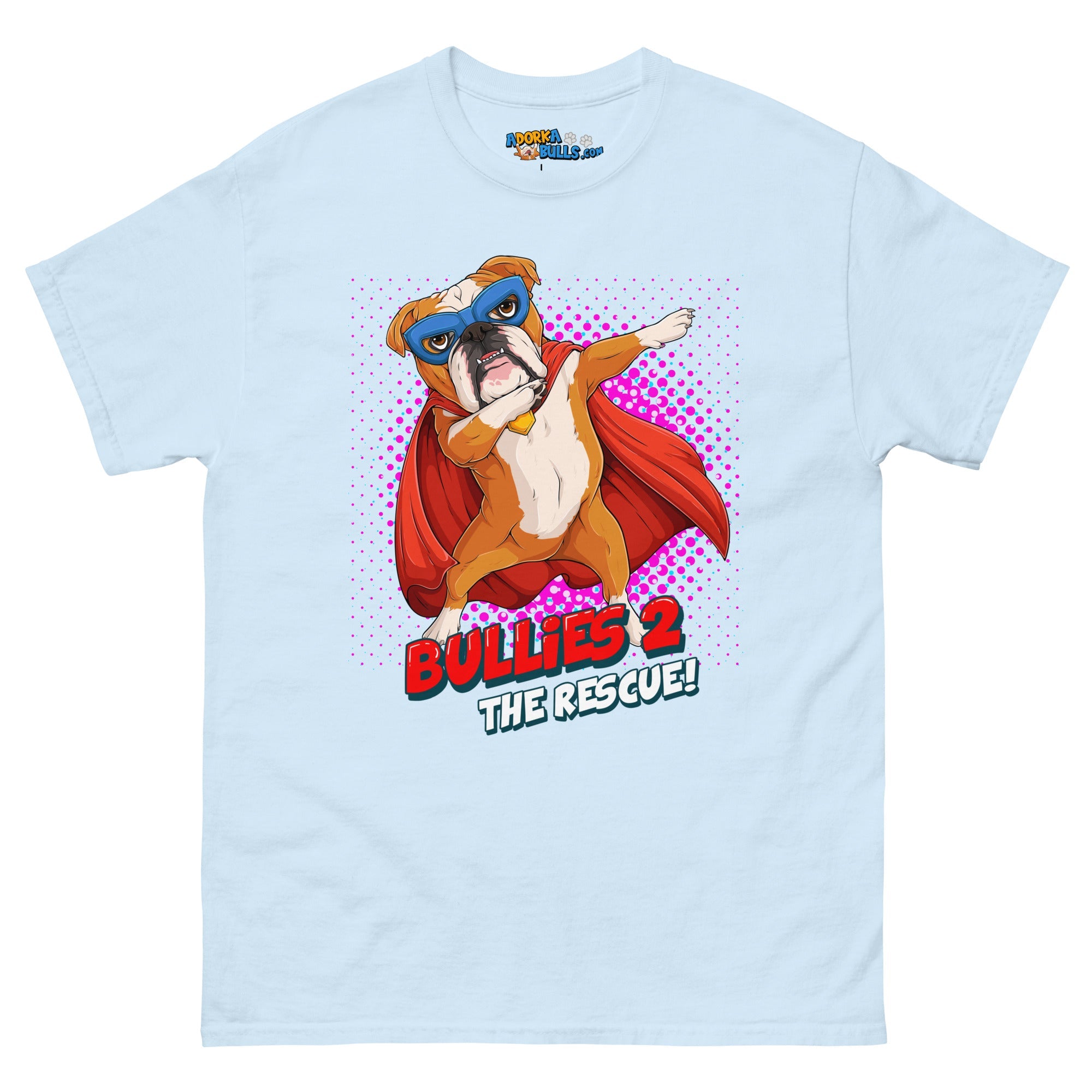 Dabbing Bulldog Superhero Men&