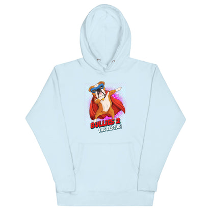 Dabbing Bulldog Superhero Unisex Hoodie