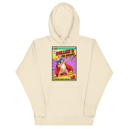 Dabbing Frenchie Superhero Comic Unisex Hoodie