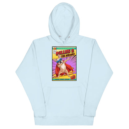 Dabbing Frenchie Superhero Comic Unisex Hoodie