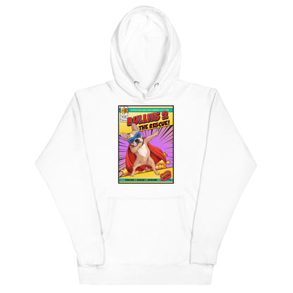 Dabbing Frenchie Superhero Comic Unisex Hoodie