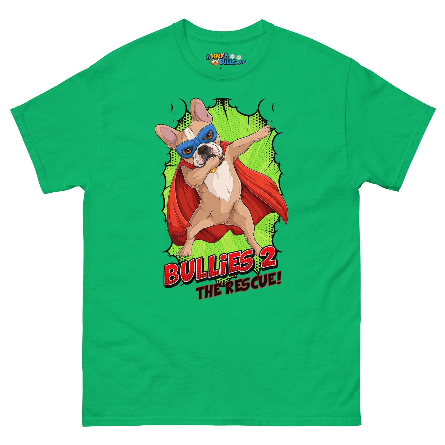 Dabbing Frenchie Superhero Men&