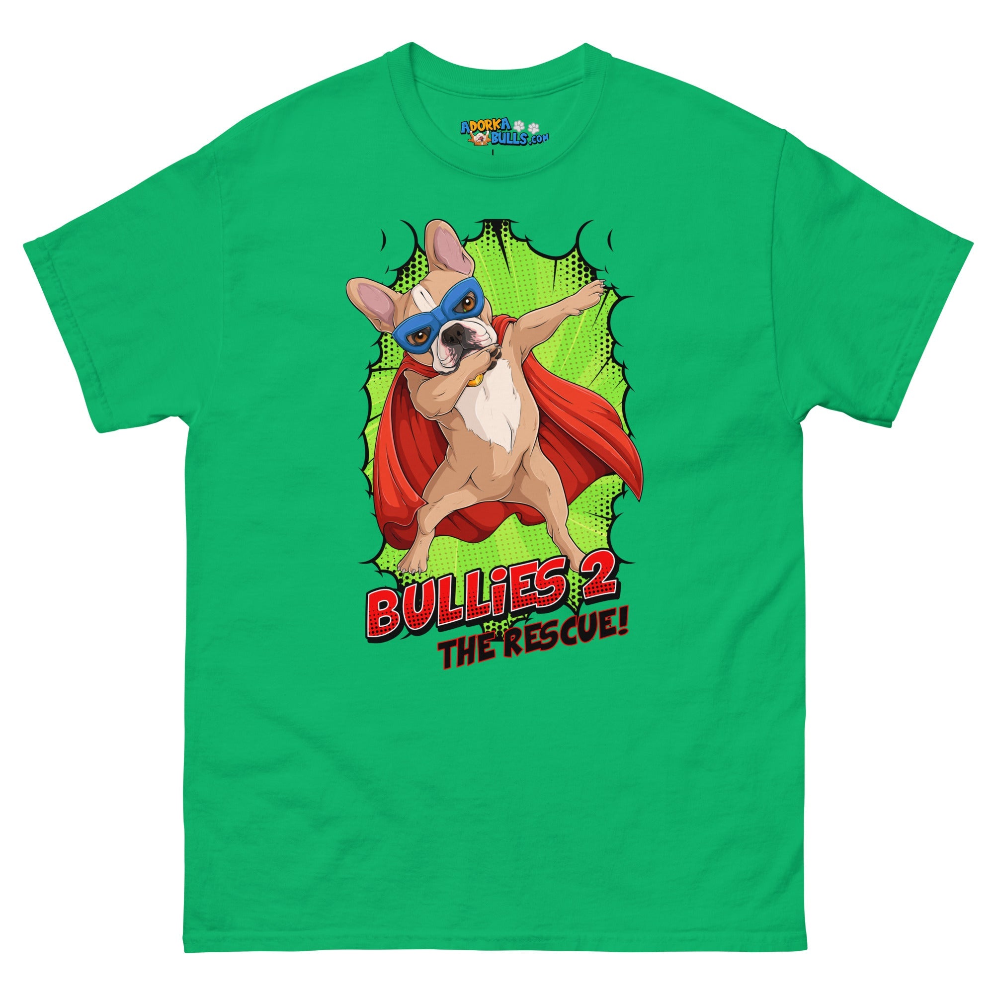 Dabbing Frenchie Superhero Men&