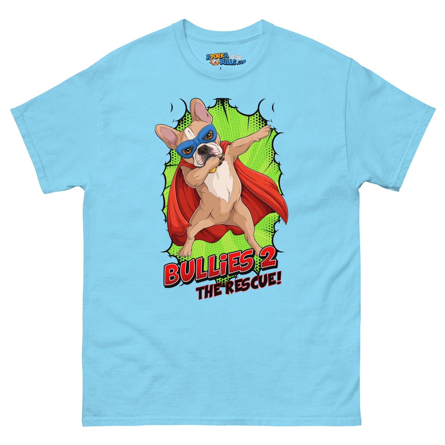 Dabbing Frenchie Superhero Men&