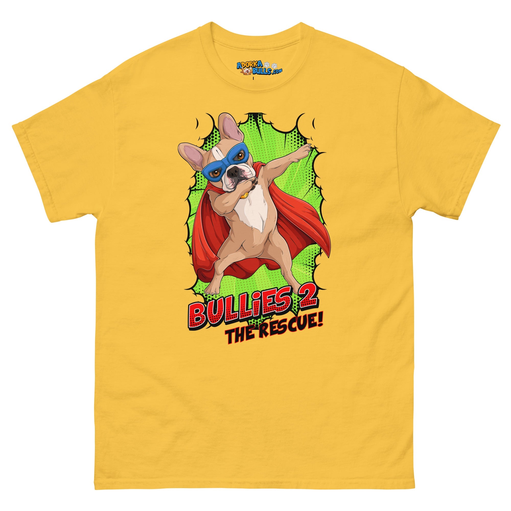 Dabbing Frenchie Superhero Men&