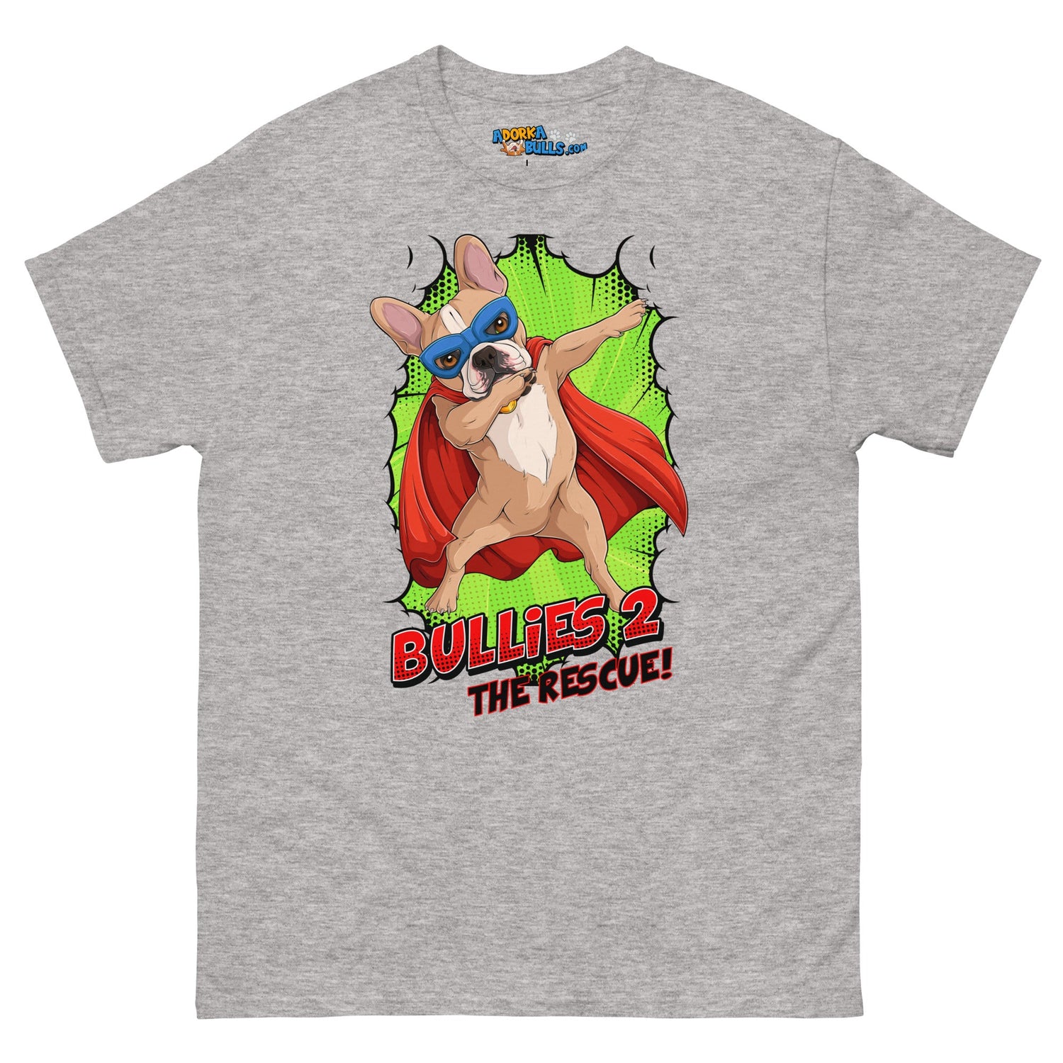 Dabbing Frenchie Superhero Men&