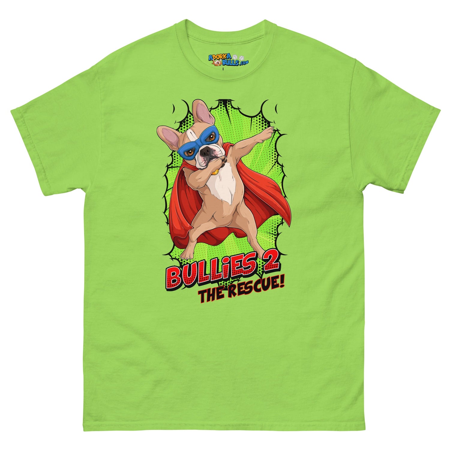 Dabbing Frenchie Superhero Men&