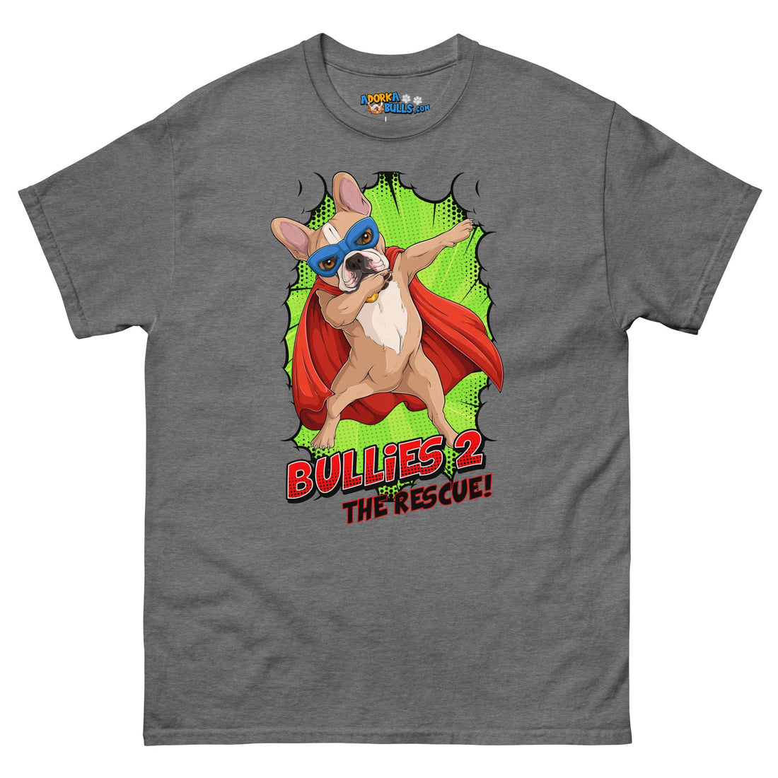 Dabbing Frenchie Superhero Men&