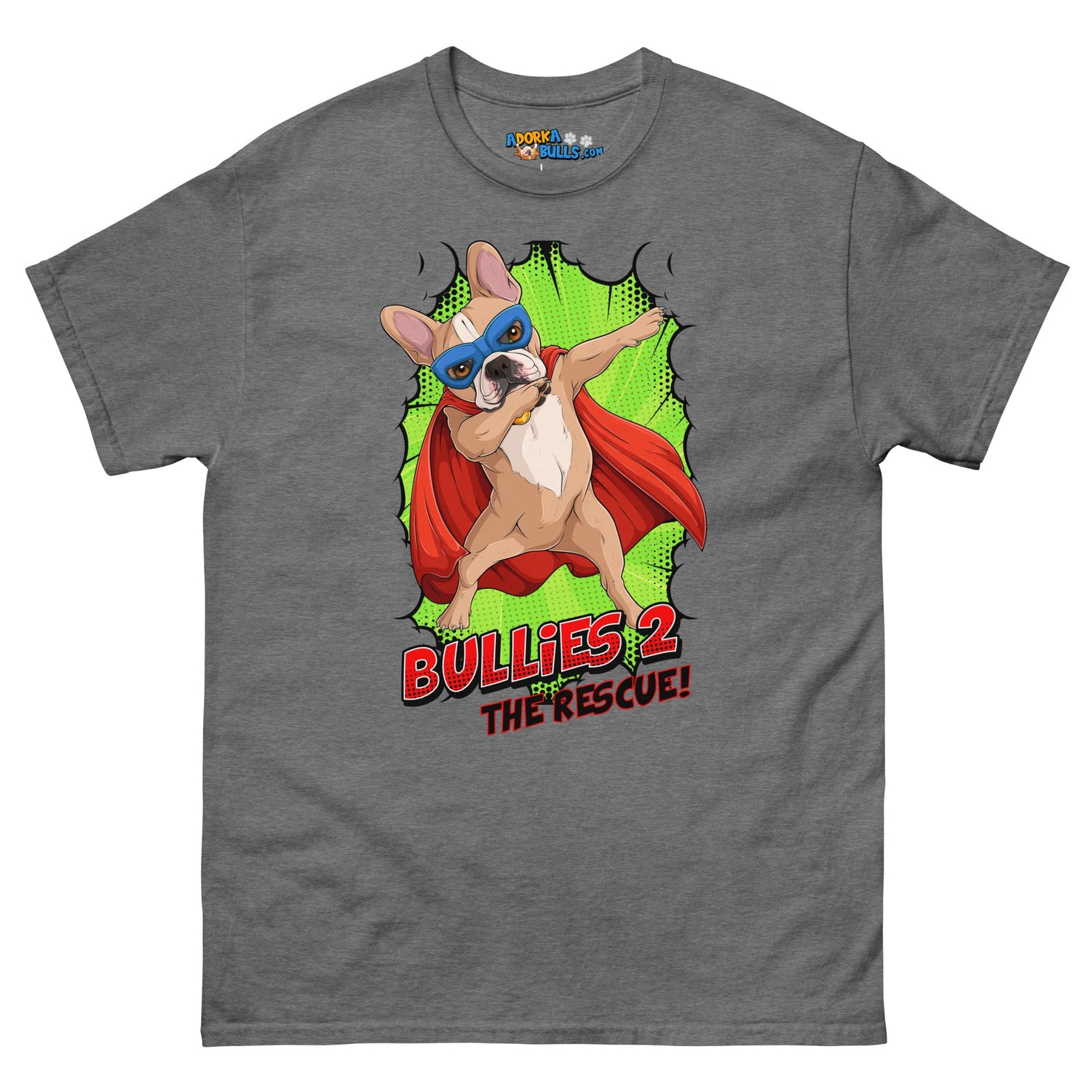 Dabbing Frenchie Superhero Men&