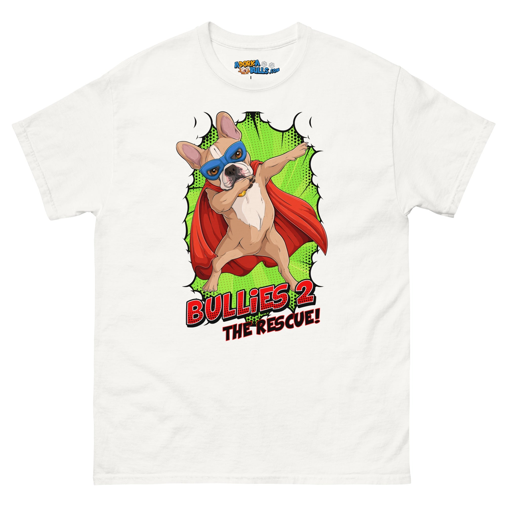 Dabbing Frenchie Superhero Men&