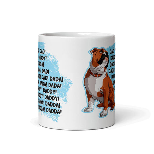 "Dad Daddy Dada" English Bulldog Mug