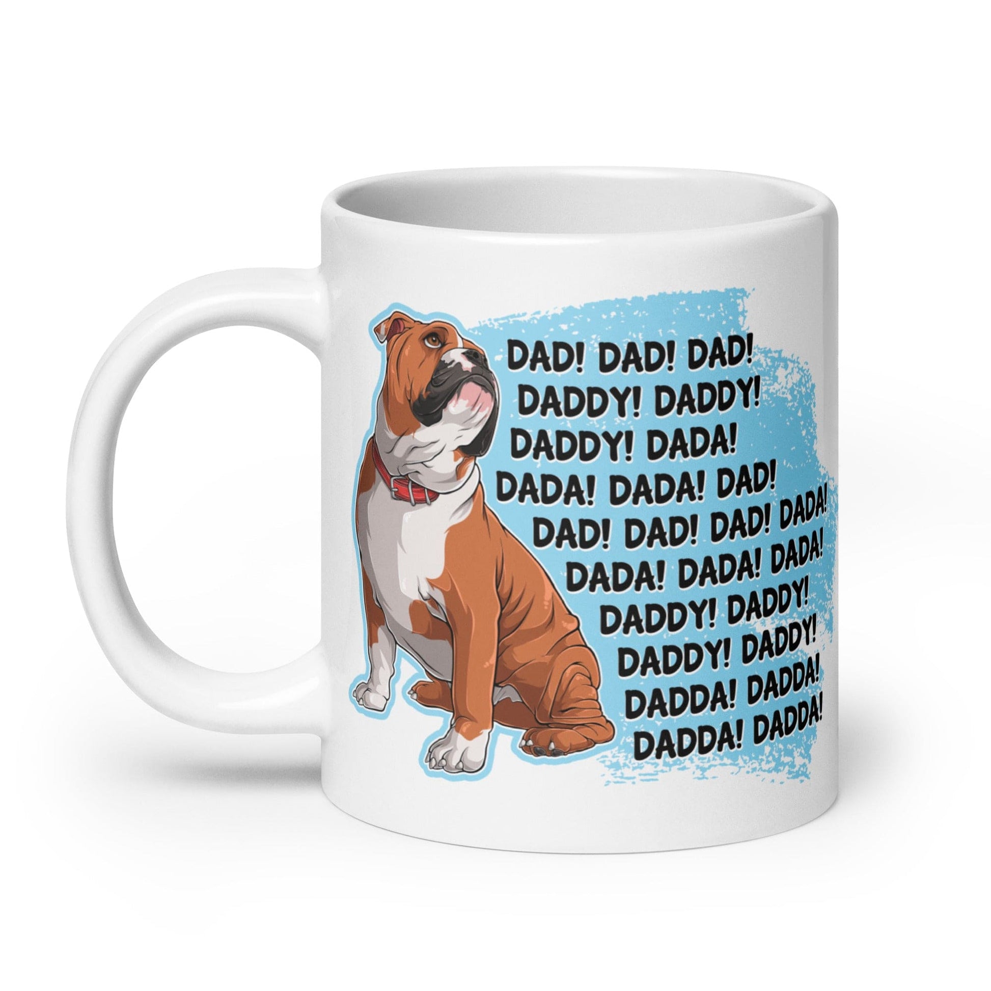 "Dad Daddy Dada" English Bulldog Mug