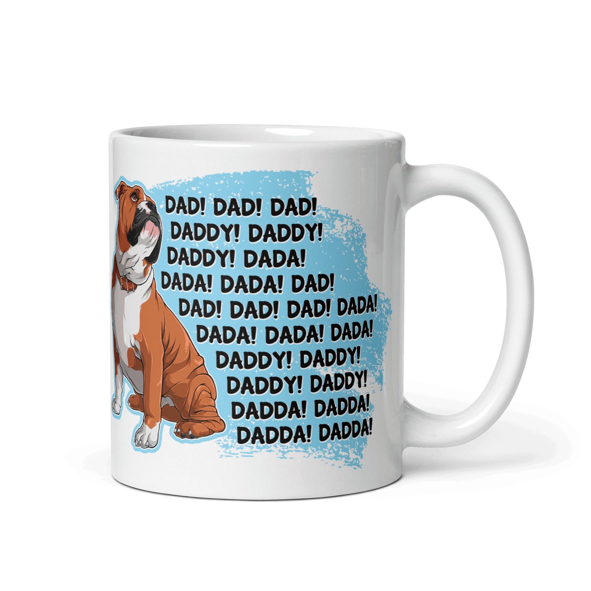 "Dad Daddy Dada" English Bulldog Mug