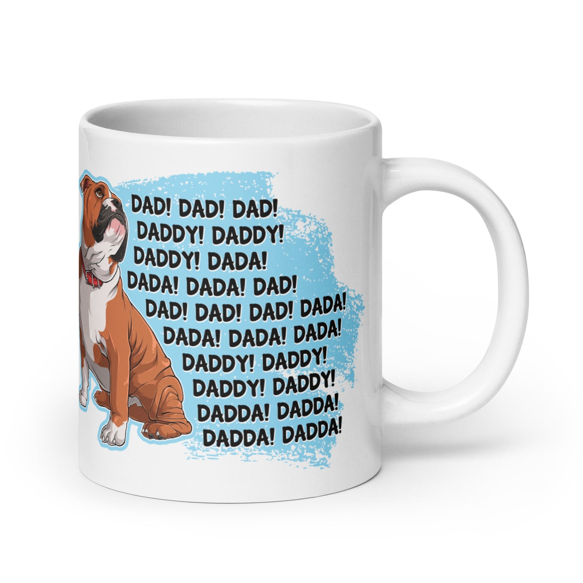 "Dad Daddy Dada" English Bulldog Mug