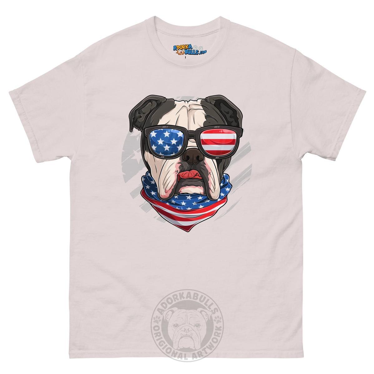 Derpy 4th of July Male English Bulldog Men&