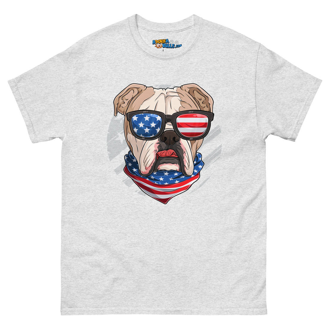 Derpy 4th of July Male English Bulldog Men&
